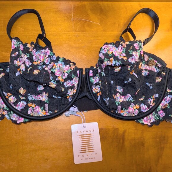 3 bra bundle Savage x Fenty 40DD NWT unlined lace - Picture 3 of 8